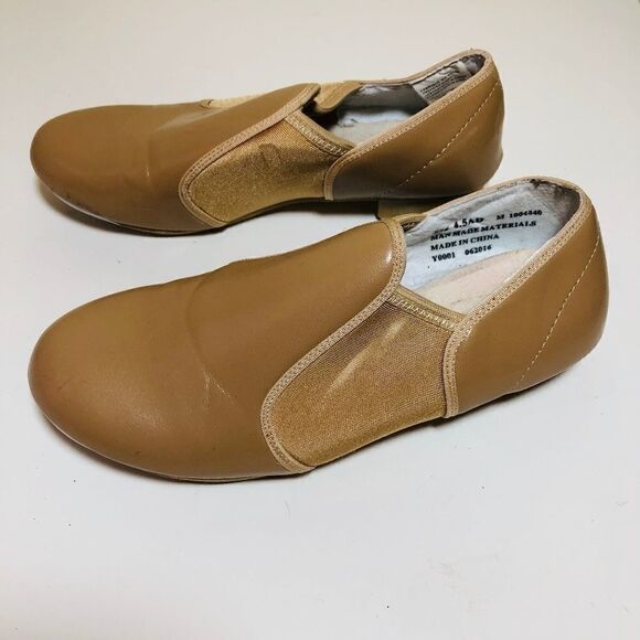 Revolution Dancewear Jazz Shoes Leather Stretch - Picture 1 of 5